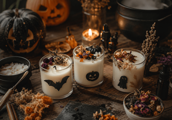 Halloween Candle Making