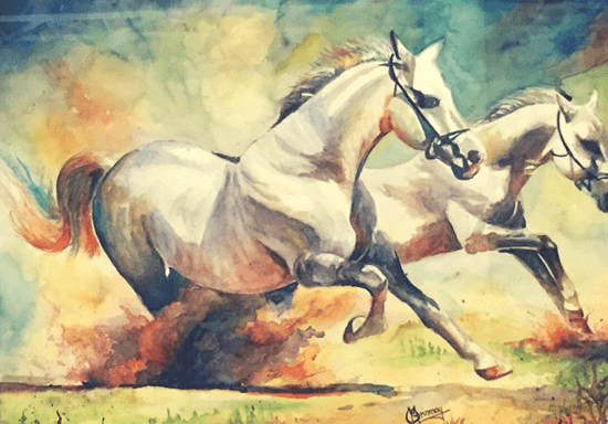 Watercolor Painting: Animals, Nature & Still Life