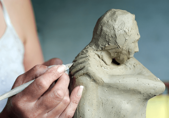 Sculpture Clay Modeling with Toma