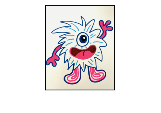 Worry Monster Doodles