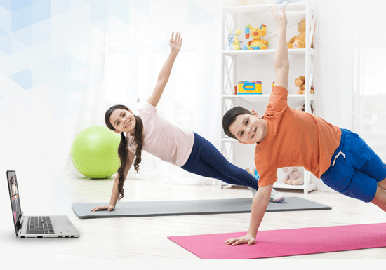 Online Class: Active Fitness Program - Ages: 4-19