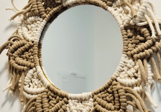Magical Macrame Mirror