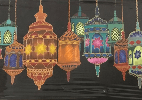 Silk Painting with Moshme