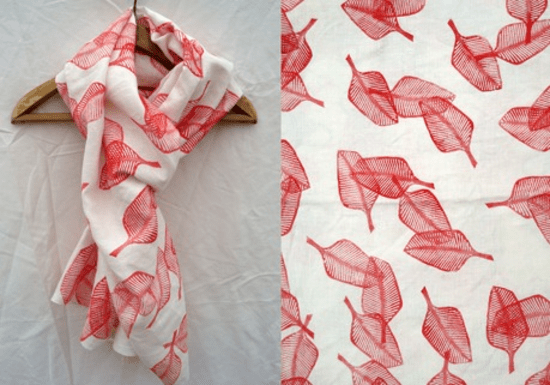 DIY Scarf Printmaking & Fresh Dinner
