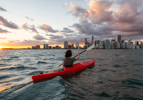 Kayak Near Burj Al Arab
