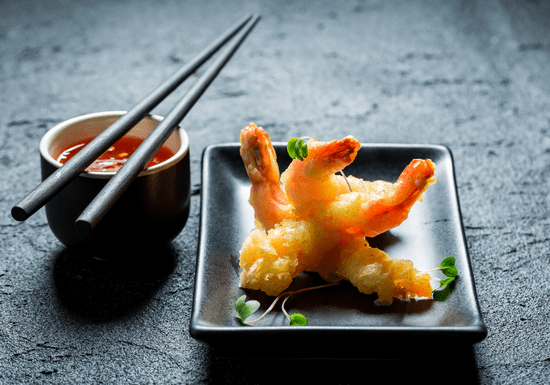 Japenese Cooking: Kingfish Gyoza, Salmon Nori Rolls & Prawn Tempura