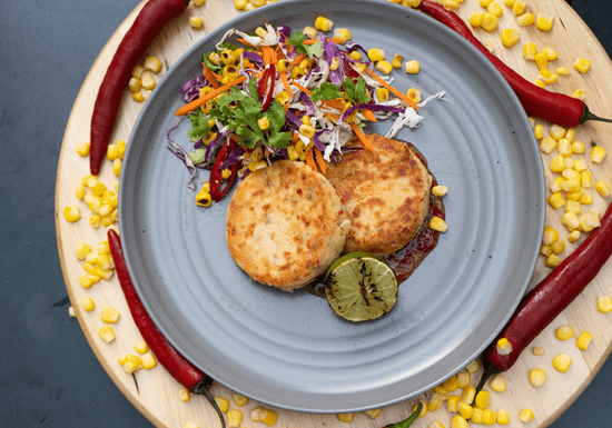 Salmon Fish Cakes With Sweet Chili Jam (Al Khalidiyah)