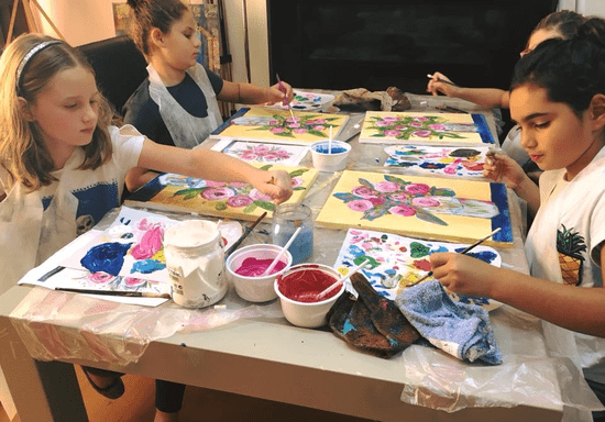 Mixed Media Arts & Acrylic Painting With Maria