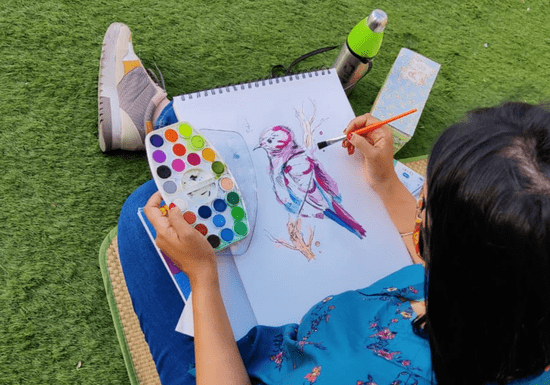Private Abstract, Acrylic & Gouache Painting Class