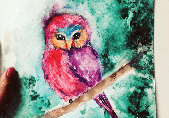 Online Class: Drawing & Watercolor Painting for Kids - Ages: 5-13