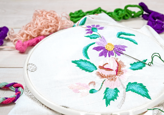 Hand Embroidery Lessons for Ladies