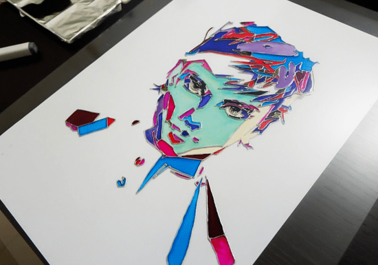 Learn How to Make a Glass Painted Portrait