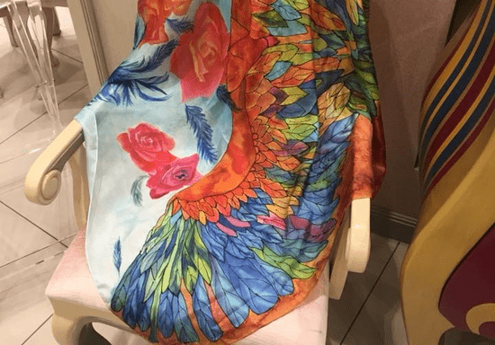 Silk Painting Class With Maria