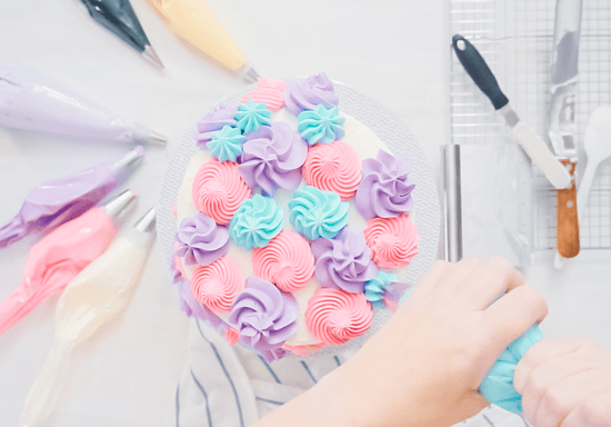 Cake Making & Buttercream Piping - Ages 7 - 14