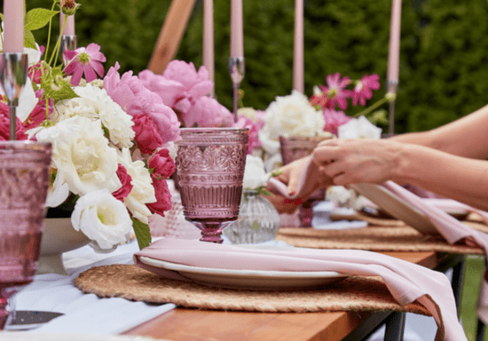 Table Setting & Decoration Service: Option 2