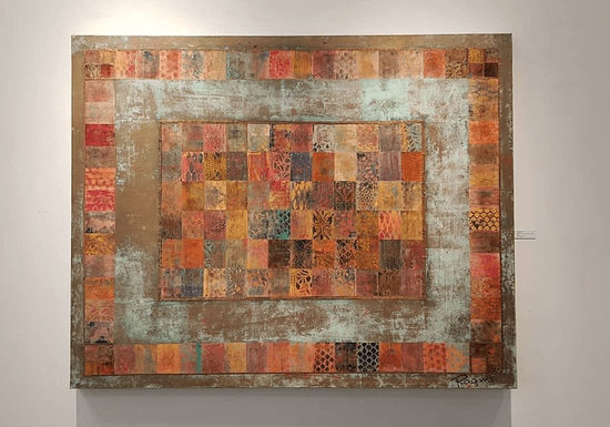 Painting with Recycled Tea Bags