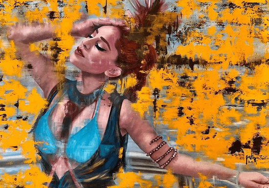 Abstract Painting with Gehan Fawzi