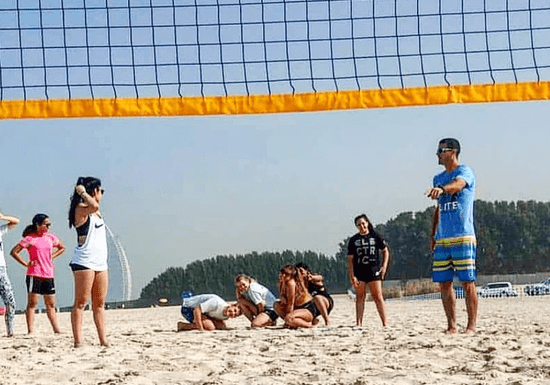 Fun Beach Volleyball Class