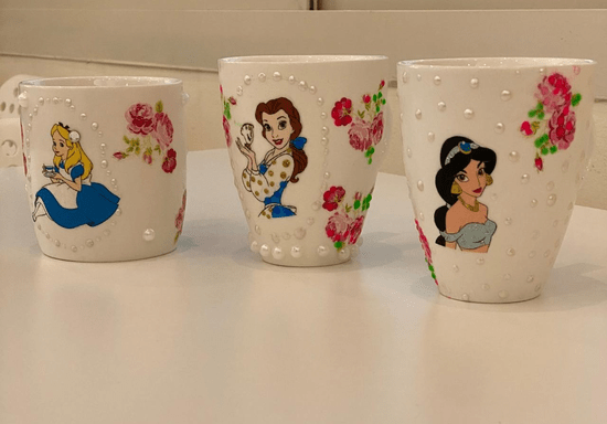 Decoupage on Cups for Kids - Ages: 6-15