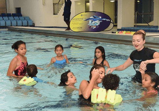 Group Swimming Class for Kids: Levels 1 to 3 - Ages: 4-14 (JVT)